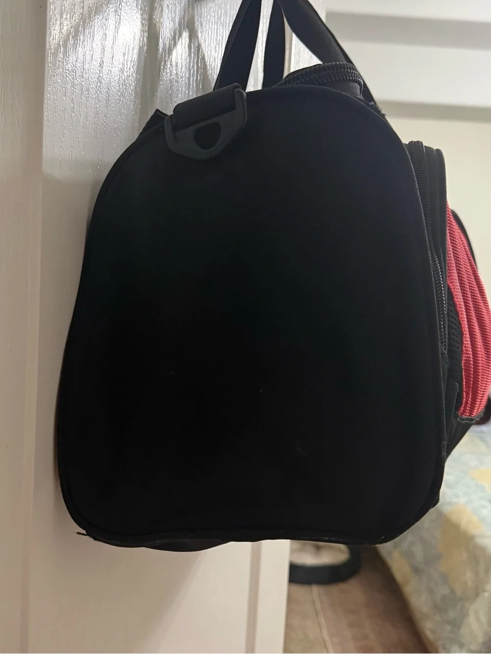 Champion Black & Red Duffel Bag